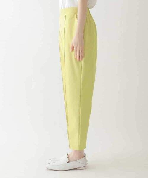 HIROKO BIS / ヒロコビス ショート・ハーフ・半端丈パンツ | 【接触冷感/吸汗速乾】センタークリースプルオンパンツ /洗濯機で洗える | 詳細1