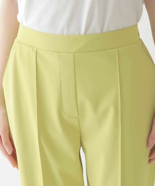 HIROKO BIS / ヒロコビス ショート・ハーフ・半端丈パンツ | 【接触冷感/吸汗速乾】センタークリースプルオンパンツ /洗濯機で洗える | 詳細4