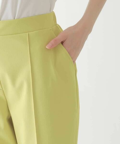 HIROKO BIS / ヒロコビス ショート・ハーフ・半端丈パンツ | 【接触冷感/吸汗速乾】センタークリースプルオンパンツ /洗濯機で洗える | 詳細5