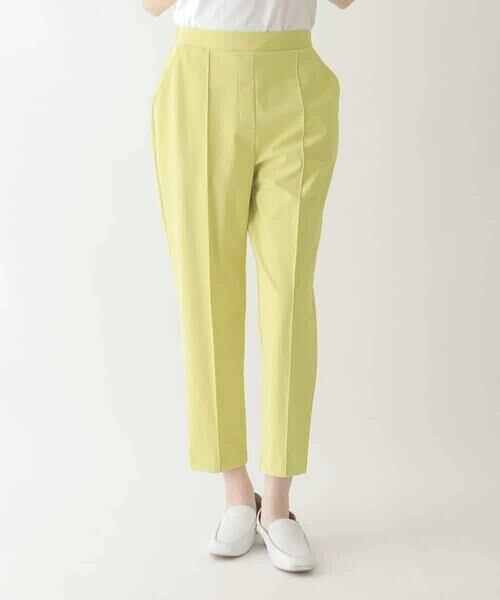 HIROKO BIS / ヒロコビス ショート・ハーフ・半端丈パンツ | 【接触冷感/吸汗速乾】センタークリースプルオンパンツ /洗濯機で洗える | 詳細8