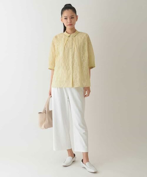 HIROKO BIS / ヒロコビス その他パンツ | 【接触冷感/吸汗速乾】ドライストレッチワイドプルオンパンツ /洗濯機で洗える | 詳細9