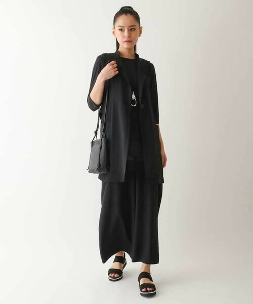 HIROKO BIS / ヒロコビス ベスト | 【接触冷感/UVカット/吸汗速乾】サイドメッシュデザインジレ /洗濯機で洗える | 詳細10