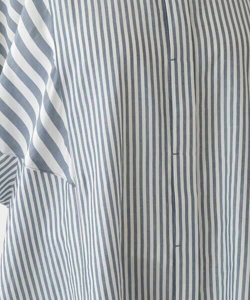 HIROKO BIS / ヒロコビス シャツ・ブラウス | ストライプパターンデザインブラウス /洗える | 詳細7