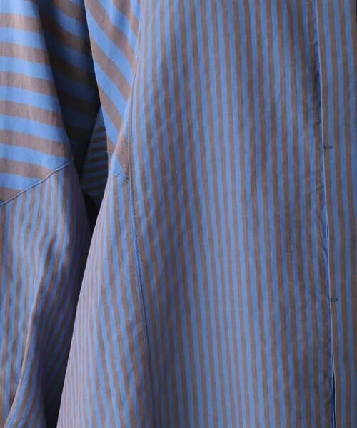 HIROKO BIS / ヒロコビス シャツ・ブラウス | ストライプパターンデザインブラウス /洗える | 詳細22