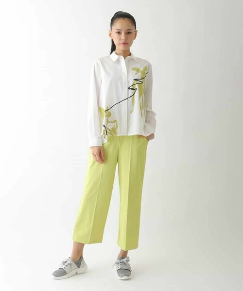 HIROKO BIS / ヒロコビス シャツ・ブラウス | アートプリントブロードシャツ /洗える | 詳細13