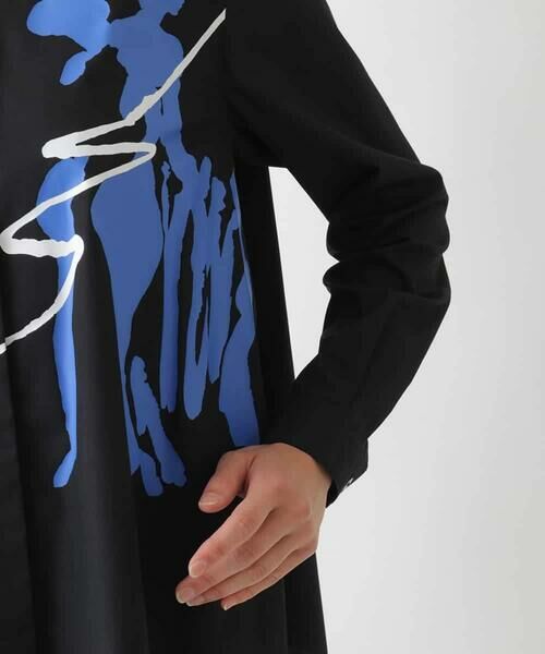 HIROKO BIS / ヒロコビス シャツ・ブラウス | アートプリントブロードシャツ /洗える | 詳細5