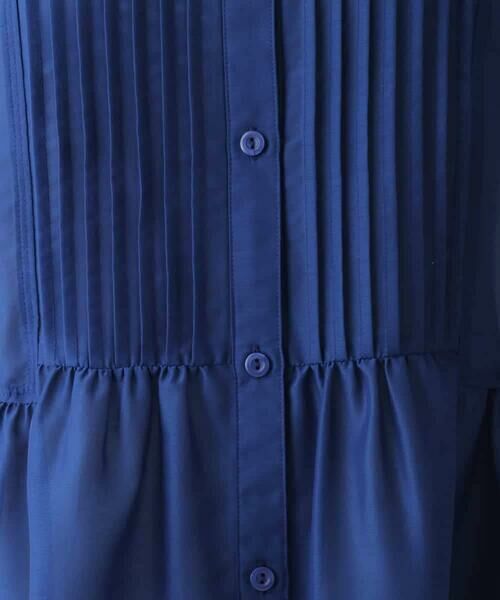 HIROKO BIS / ヒロコビス シャツ・ブラウス | ピンタックギャザー切り替えシアーブラウス /洗濯機で洗える | 詳細7