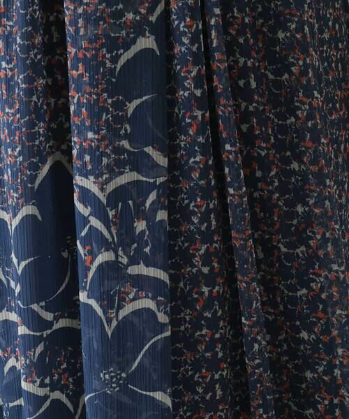 HIROKO BIS / ヒロコビス ロング・マキシ丈スカート | 楊柳シフォンフラワープリントスカート /洗える | 詳細6