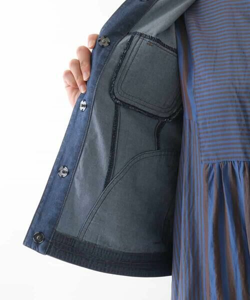 HIROKO BIS / ヒロコビス セットアップ | ステッチポイントデニムジャケット /洗える | 詳細10