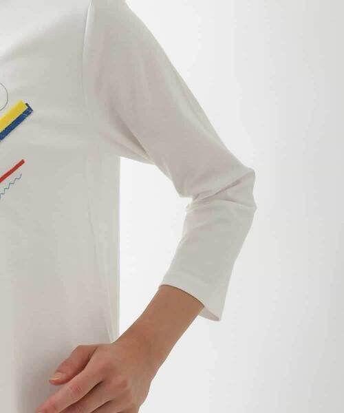 HIROKO BIS / ヒロコビス カットソー | クラフト刺繍デザインカットソー /洗える | 詳細5