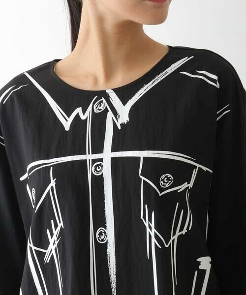 HIROKO BIS / ヒロコビス カットソー | Gジャンプリントデザインプルオーバー /洗える | 詳細3