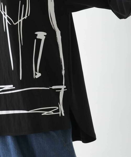 HIROKO BIS / ヒロコビス カットソー | Gジャンプリントデザインプルオーバー /洗える | 詳細6