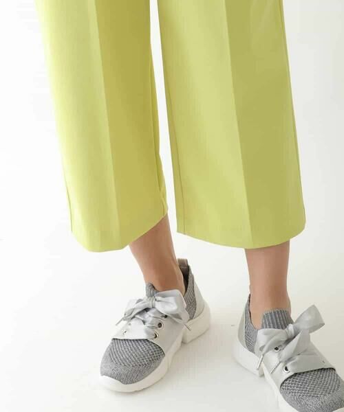HIROKO BIS / ヒロコビス ショート・ハーフ・半端丈パンツ | 美シルエットプルオンパンツ /洗濯機で洗える | 詳細6