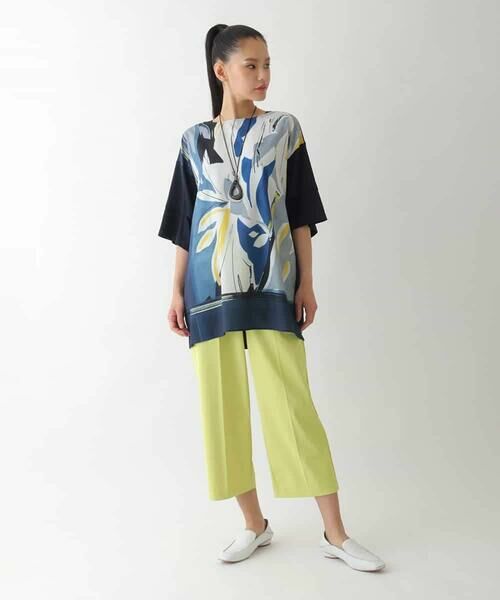 HIROKO BIS / ヒロコビス ショート・ハーフ・半端丈パンツ | 美シルエットプルオンパンツ /洗濯機で洗える | 詳細9