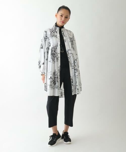 HIROKO BIS / ヒロコビス カットソー | 配色ラインハイネックインナートップ /洗える | 詳細18