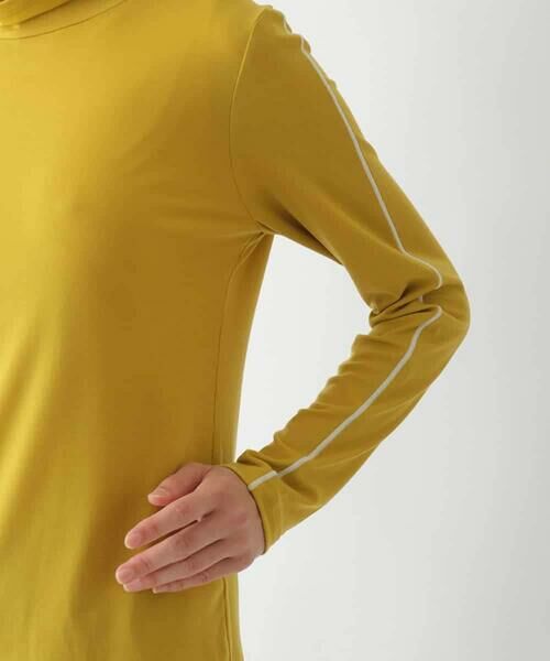 HIROKO BIS / ヒロコビス カットソー | 配色ラインハイネックインナートップ /洗える | 詳細5