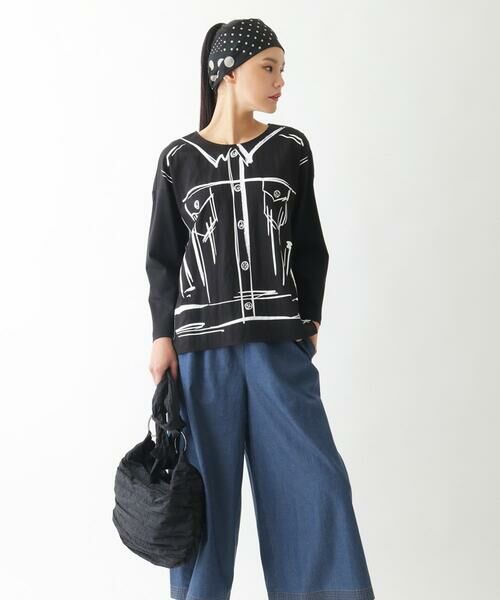 HIROKO BIS / ヒロコビス マフラー・ショール・スヌード・ストール | ドットストライプスカーフ | 詳細5