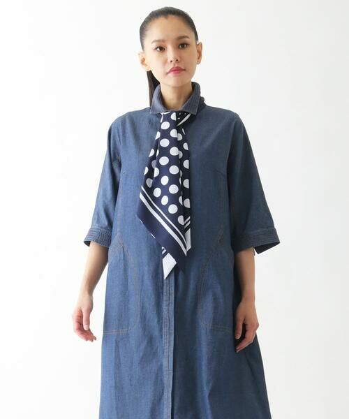 HIROKO BIS / ヒロコビス マフラー・ショール・スヌード・ストール | ドットストライプスカーフ | 詳細7