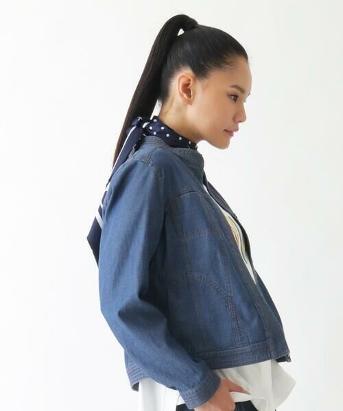 HIROKO BIS / ヒロコビス マフラー・ショール・スヌード・ストール | ドットストライプスカーフ | 詳細8