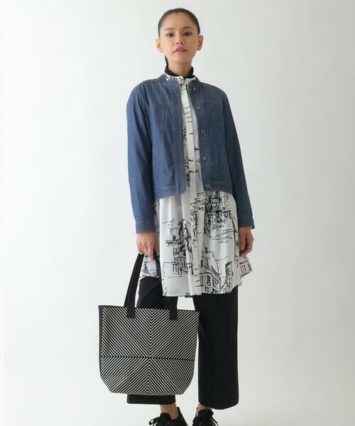 HIROKO BIS / ヒロコビス トートバッグ | ジオメトリックニットバッグ | 詳細9