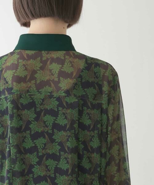 HIROKO BIS / ヒロコビス ロング・マキシ丈ワンピース | ボタニカルプリント楊柳ワンピース /洗える | 詳細26