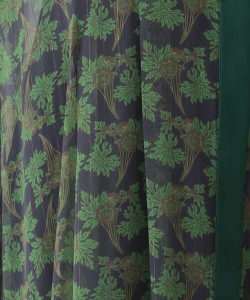 HIROKO BIS / ヒロコビス ロング・マキシ丈ワンピース | ボタニカルプリント楊柳ワンピース /洗える | 詳細29