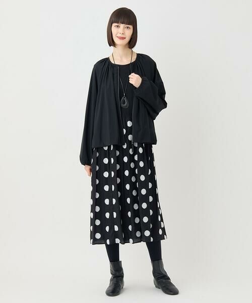 HIROKO BIS / ヒロコビス ロング・マキシ丈ワンピース | ドット柄カットジャカードワンピース | 詳細12