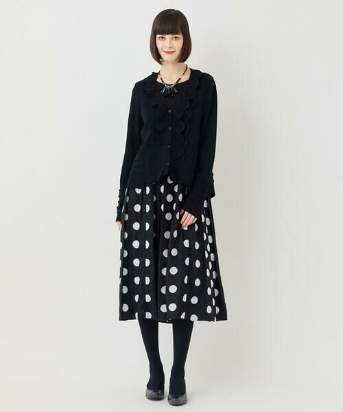 HIROKO BIS / ヒロコビス ロング・マキシ丈ワンピース | ドット柄カットジャカードワンピース | 詳細15