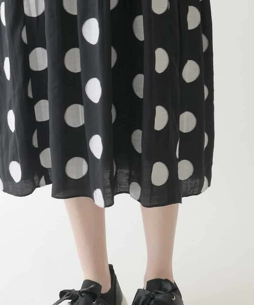 HIROKO BIS / ヒロコビス ロング・マキシ丈ワンピース | ドット柄カットジャカードワンピース | 詳細7