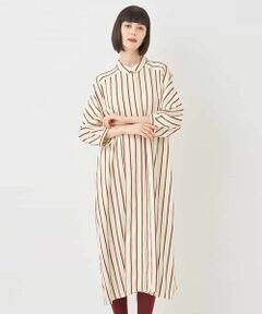HIROKO BIS / ヒロコビス ロング・マキシ丈ワンピース | ストライプシャツワンピース