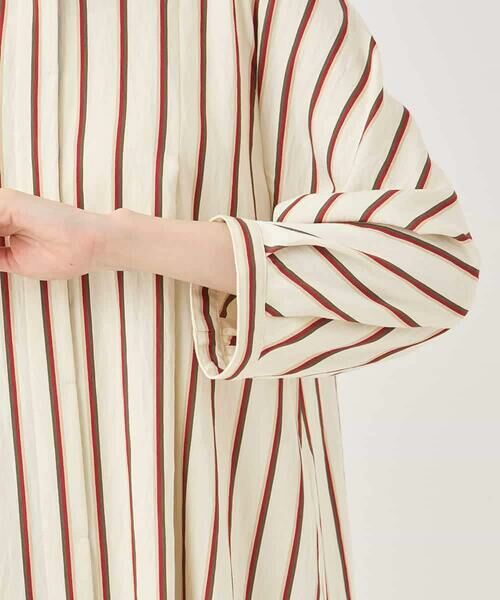 HIROKO BIS / ヒロコビス ロング・マキシ丈ワンピース | ストライプシャツワンピース | 詳細6