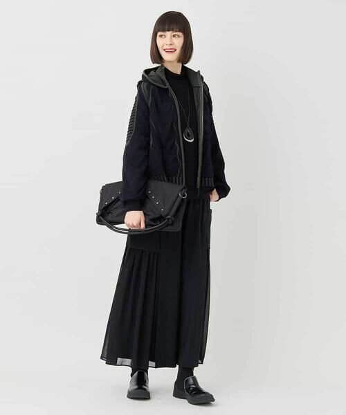 HIROKO BIS / ヒロコビス ニット・セーター | ジャカードニットブルゾン | 詳細15