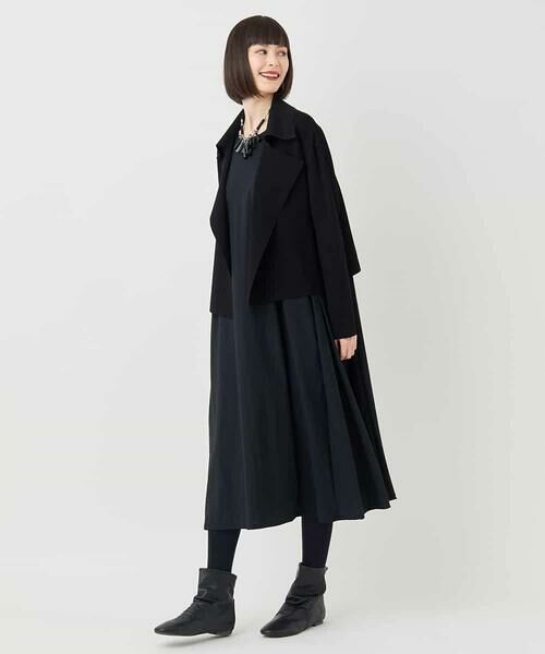 HIROKO BIS / ヒロコビス セットアップ | ミラノリブニットジャケット /洗える | 詳細20