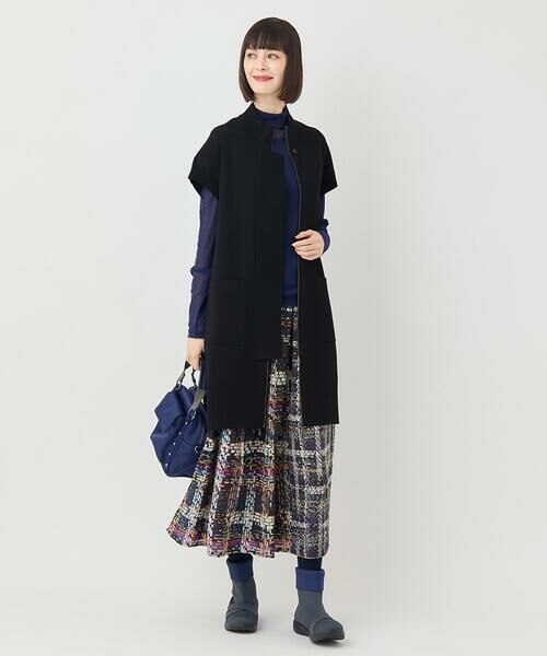 HIROKO BIS / ヒロコビス ベスト | ミラノリブニットベスト /洗える | 詳細18