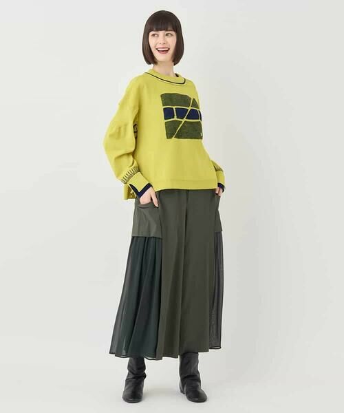 HIROKO BIS / ヒロコビス ニット・セーター | カラフルジャカードニットプルオーバー | 詳細13