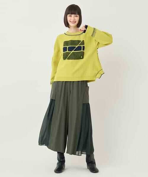 HIROKO BIS / ヒロコビス ニット・セーター | カラフルジャカードニットプルオーバー | 詳細14