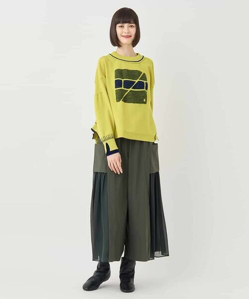 HIROKO BIS / ヒロコビス ニット・セーター | カラフルジャカードニットプルオーバー | 詳細15