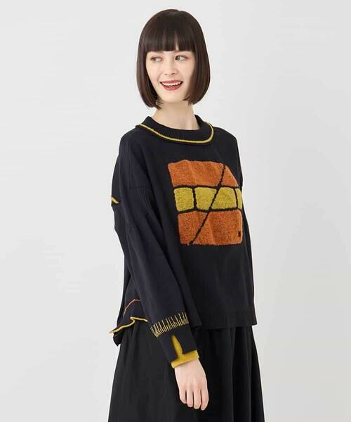 HIROKO BIS / ヒロコビス ニット・セーター | カラフルジャカードニットプルオーバー | 詳細16