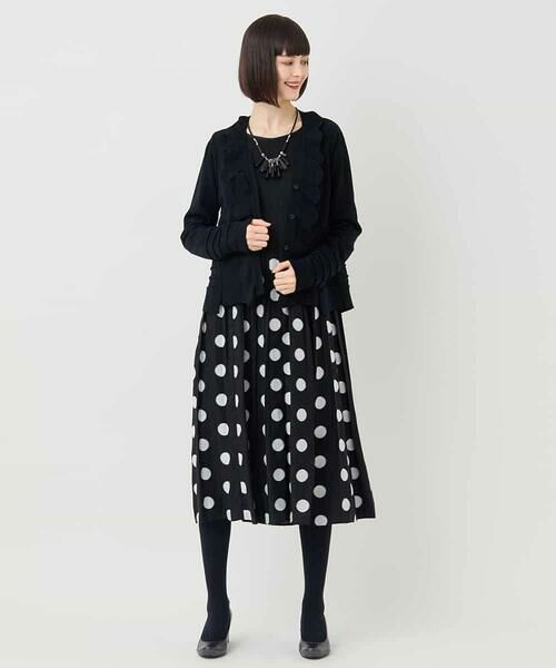 HIROKO BIS / ヒロコビス カーディガン・ボレロ | スカラップニットカーディガン | 詳細2