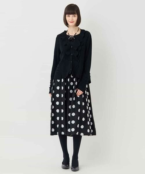 HIROKO BIS / ヒロコビス カーディガン・ボレロ | スカラップニットカーディガン | 詳細3