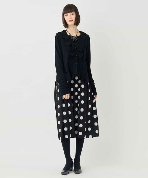 HIROKO BIS / ヒロコビス カーディガン・ボレロ | スカラップニットカーディガン | 詳細4