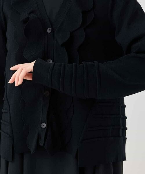 HIROKO BIS / ヒロコビス カーディガン・ボレロ | スカラップニットカーディガン | 詳細9