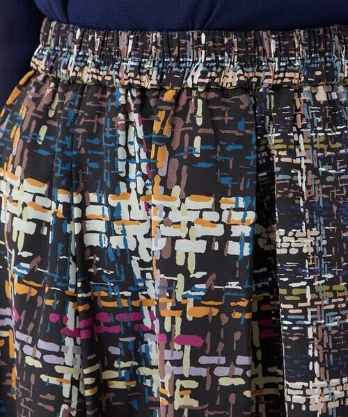 HIROKO BIS / ヒロコビス ロング・マキシ丈スカート | チェックプリントフレアスカート /洗濯機で洗える | 詳細3