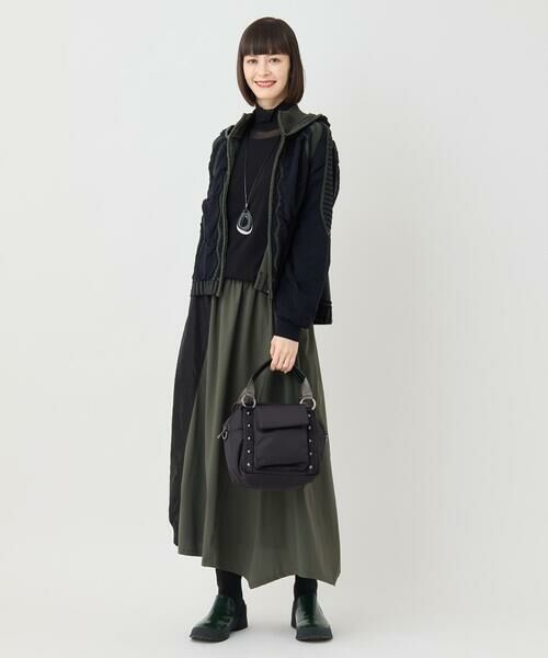 HIROKO BIS / ヒロコビス ロング・マキシ丈スカート | メモリータフタフレアスカート /洗える | 詳細11