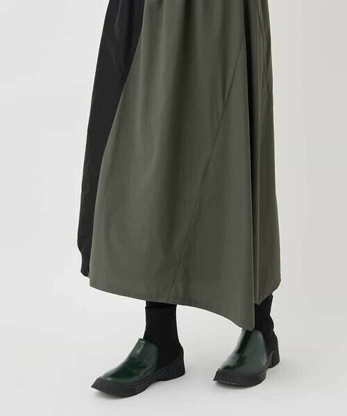 HIROKO BIS / ヒロコビス ロング・マキシ丈スカート | メモリータフタフレアスカート /洗える | 詳細4
