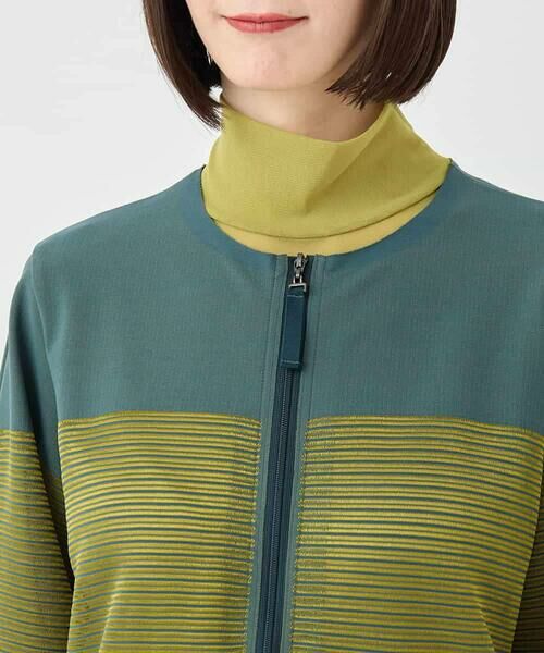 HIROKO BIS / ヒロコビス カーディガン・ボレロ | 配色ボーダーカーディガン /洗える | 詳細3