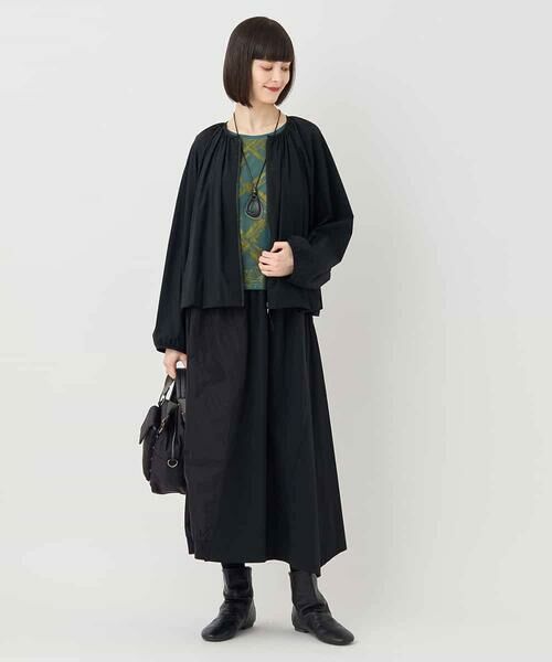 HIROKO BIS / ヒロコビス カットソー | 配色ジャカードプルオーバー /洗える | 詳細14