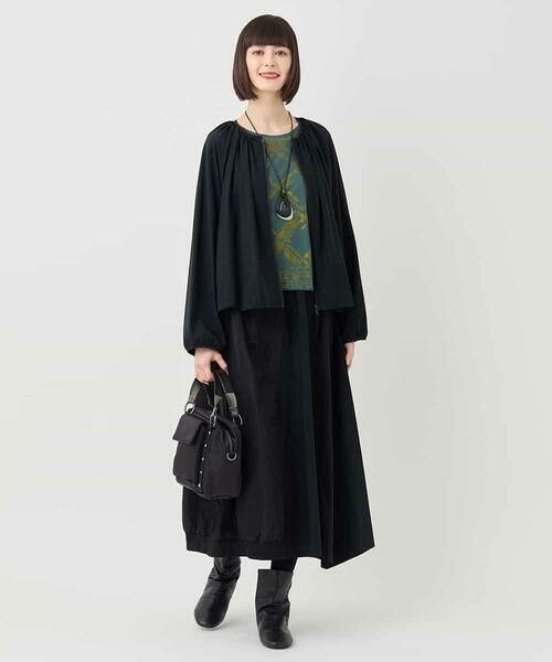 HIROKO BIS / ヒロコビス カットソー | 配色ジャカードプルオーバー /洗える | 詳細15