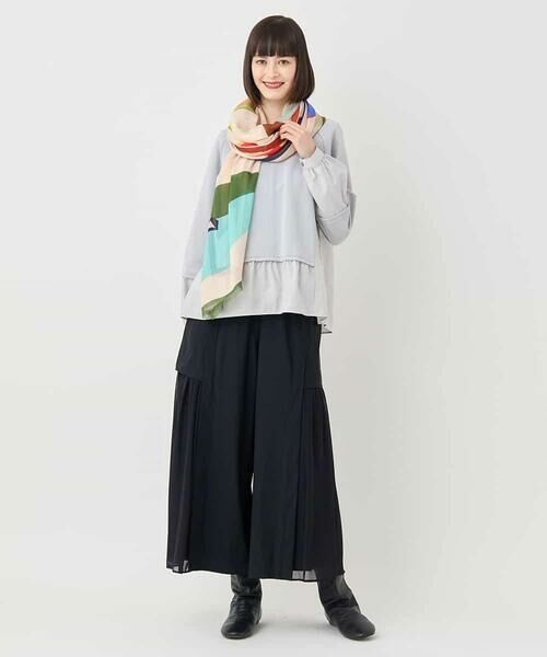 HIROKO BIS / ヒロコビス その他トップス | 異素材切り替えプルオーバー /洗える | 詳細13