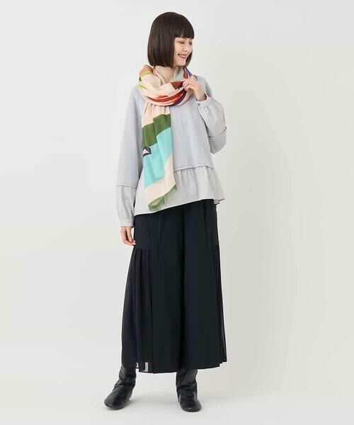 HIROKO BIS / ヒロコビス その他トップス | 異素材切り替えプルオーバー /洗える | 詳細14